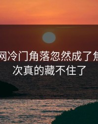 51爆料网冷门角落忽然成了焦点，这次真的藏不住了