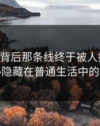 91视频背后那条线终于被人接上了，揭秘隐藏在普通生活中的关键