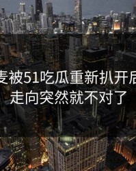 那次连麦被51吃瓜重新扒开后，整个走向突然就不对了