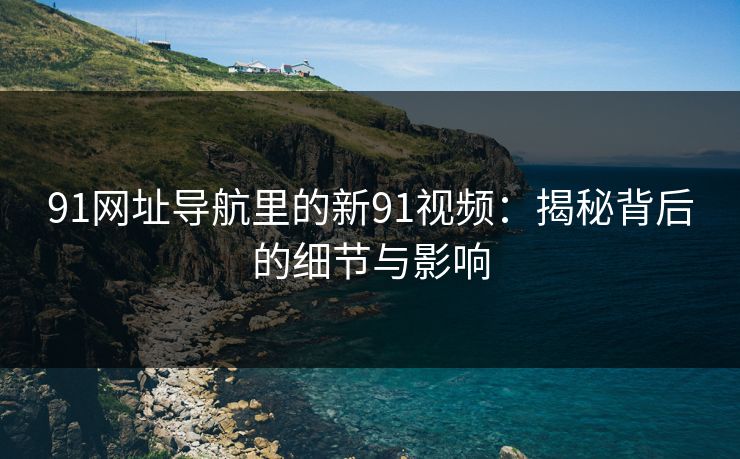 91网址导航里的新91视频：揭秘背后的细节与影响